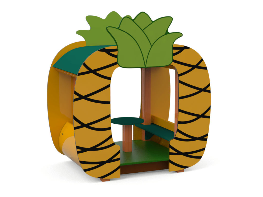 casa a forma di ananas parco giochi