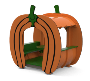 cas a a forma di zucca parco giochi